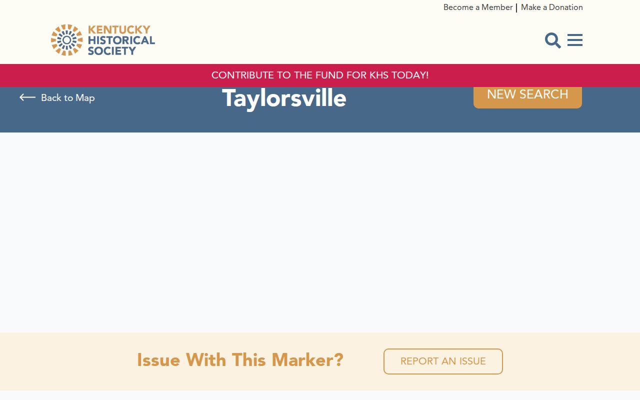 Taylorsville historical marker and county-seat criminal records context
